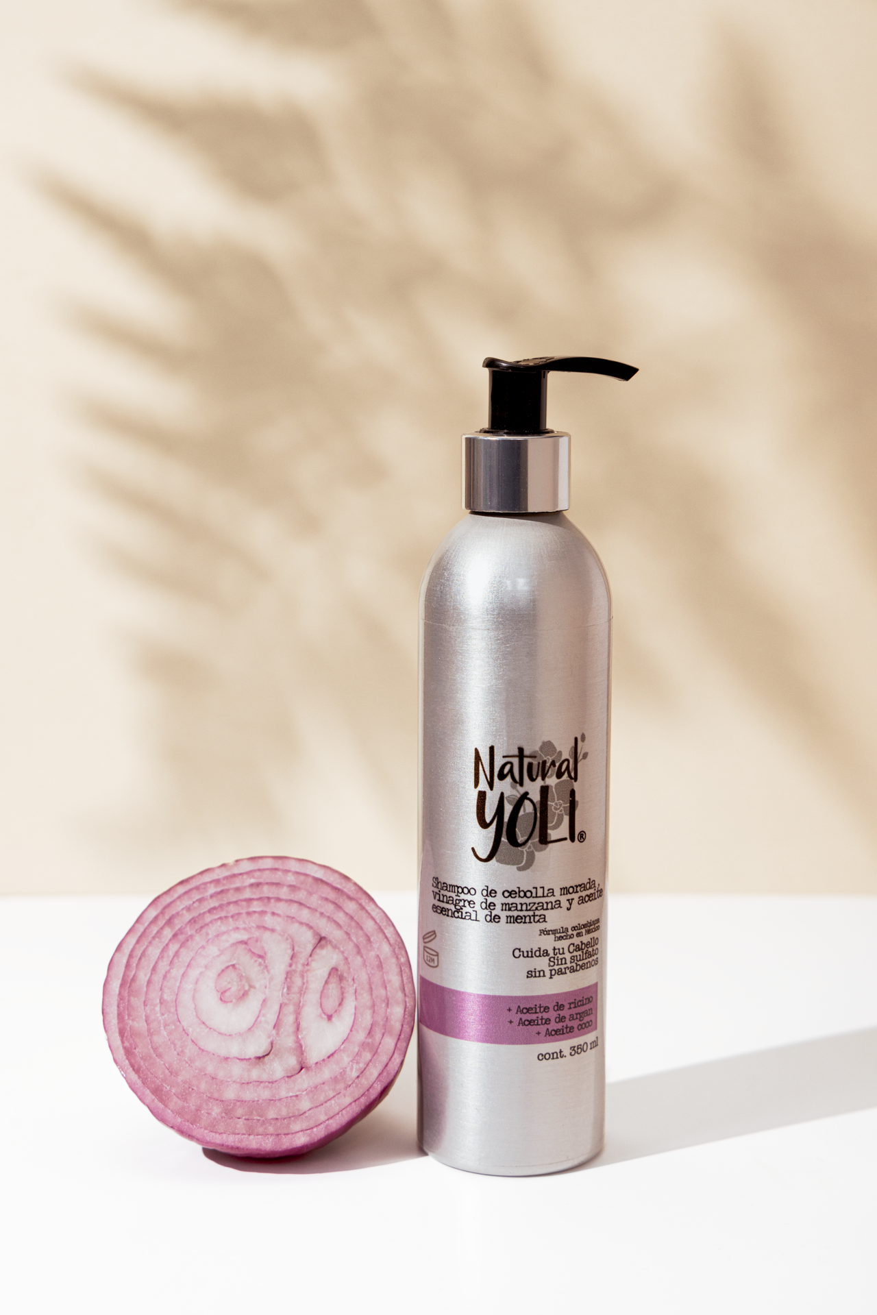 Shampoo Orgánico De Cebolla  Morada ,Vinagre De Manzana Y Aceite esencial De Menta